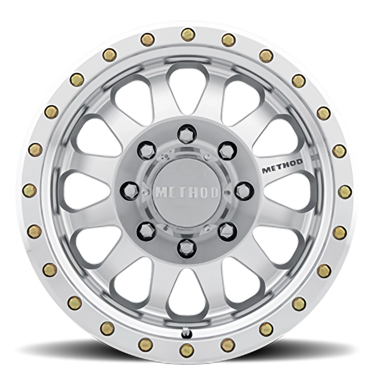 Method Race Wheels Double Standard MR304 Machined W/ Clear Coat 20x10 -18 8x165.1mm 130.81mm