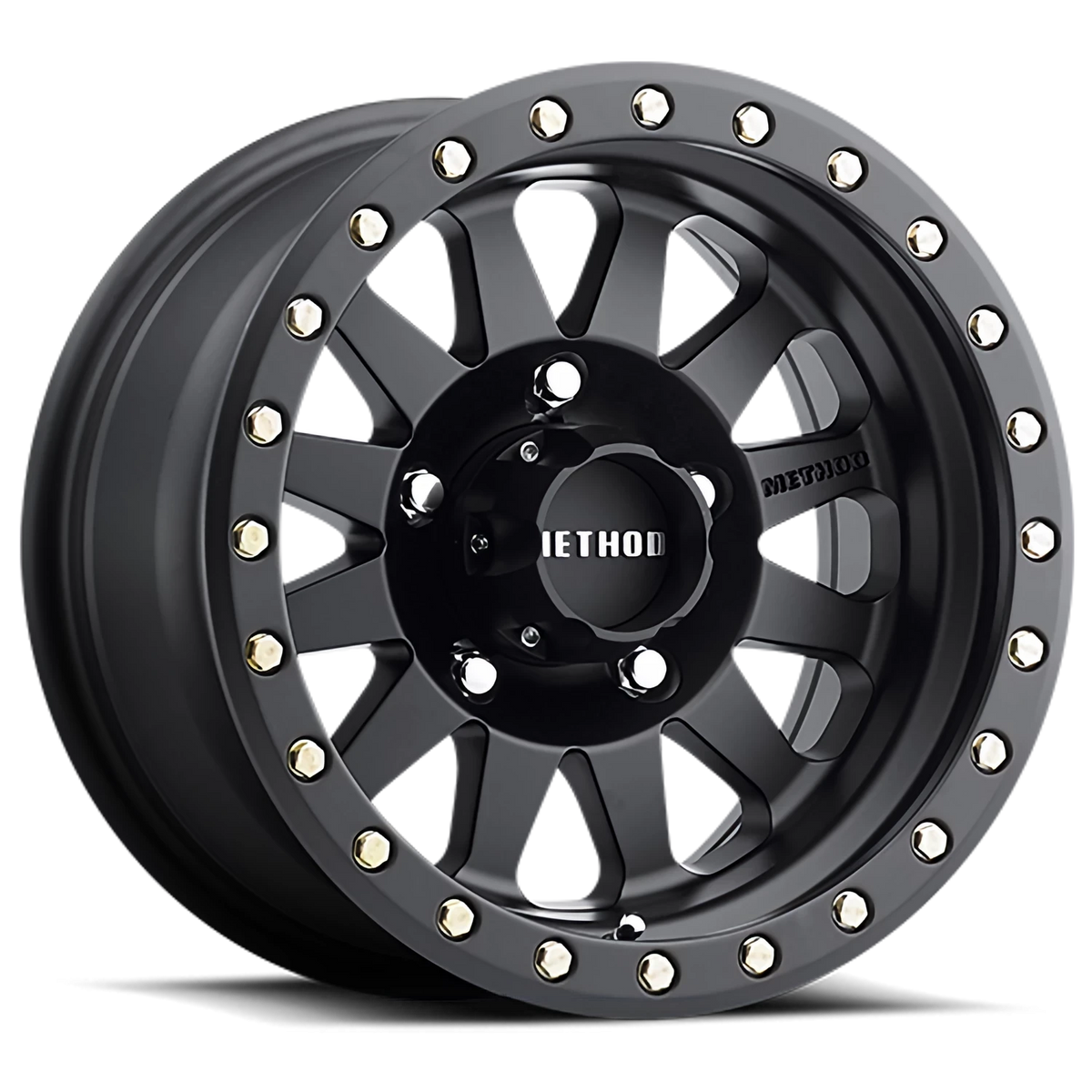 Method Race Wheels Double Standard MR304 Matte Black 15x10 -50 5x139.7mm 108mm
