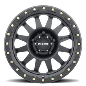 Method Race Wheels Double Standard MR304 Matte Black 15x8 -24 5x114.3mm 83mm