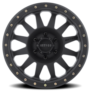 Method Race Wheels Double Standard MR304 Matte Black 18x9 -12 6x139.7mm 108mm - Wheelwiz