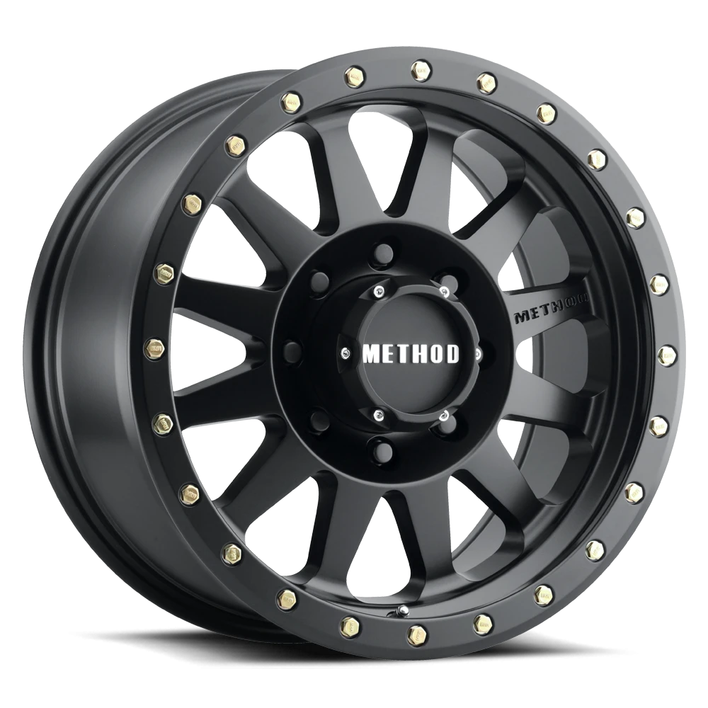 Method Race Wheels Double Standard MR304 Matte Black 17x8.5 0 8x170mm 130.81mm