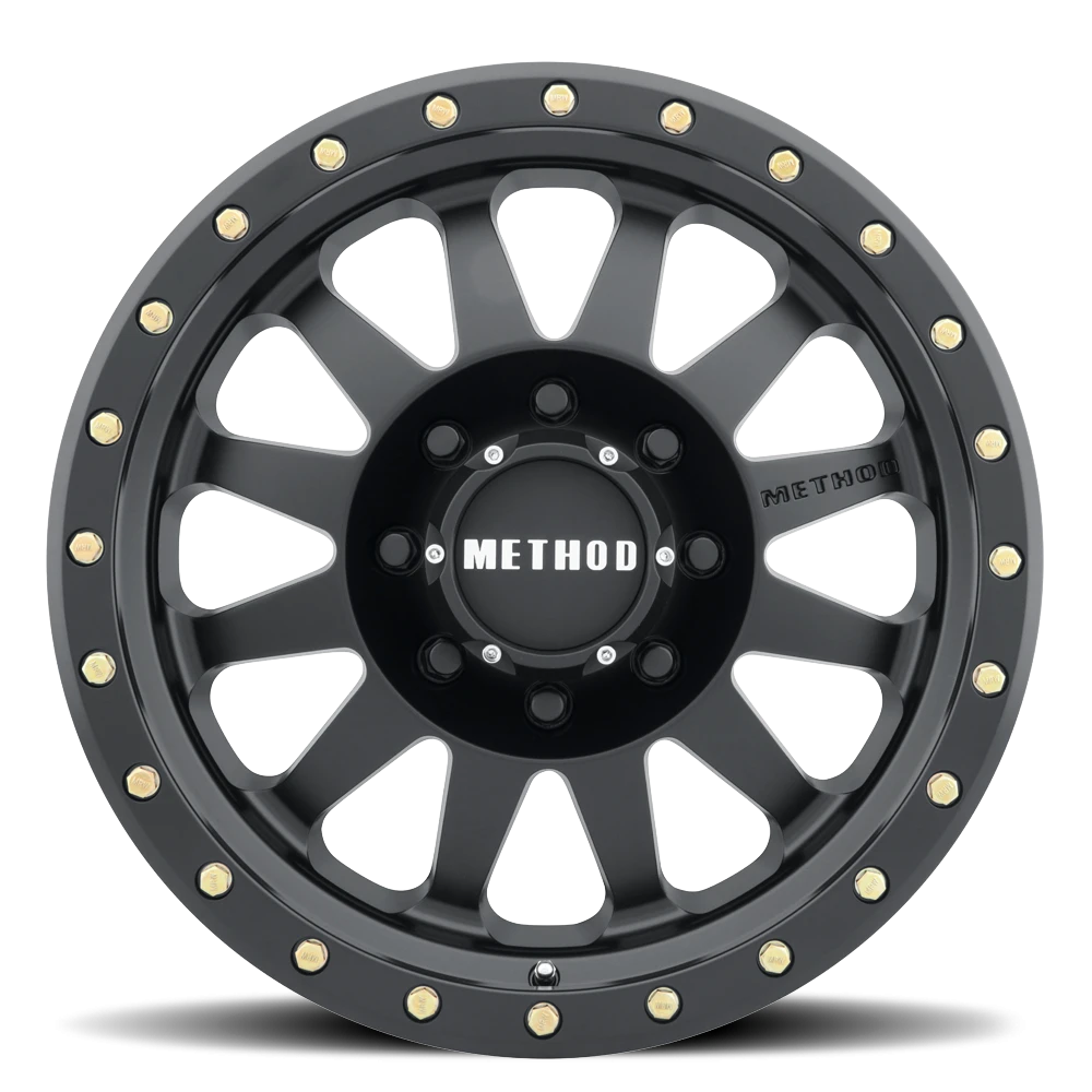 Method Race Wheels Double Standard MR304 Matte Black 17x8.5 0 8x170mm 130.81mm
