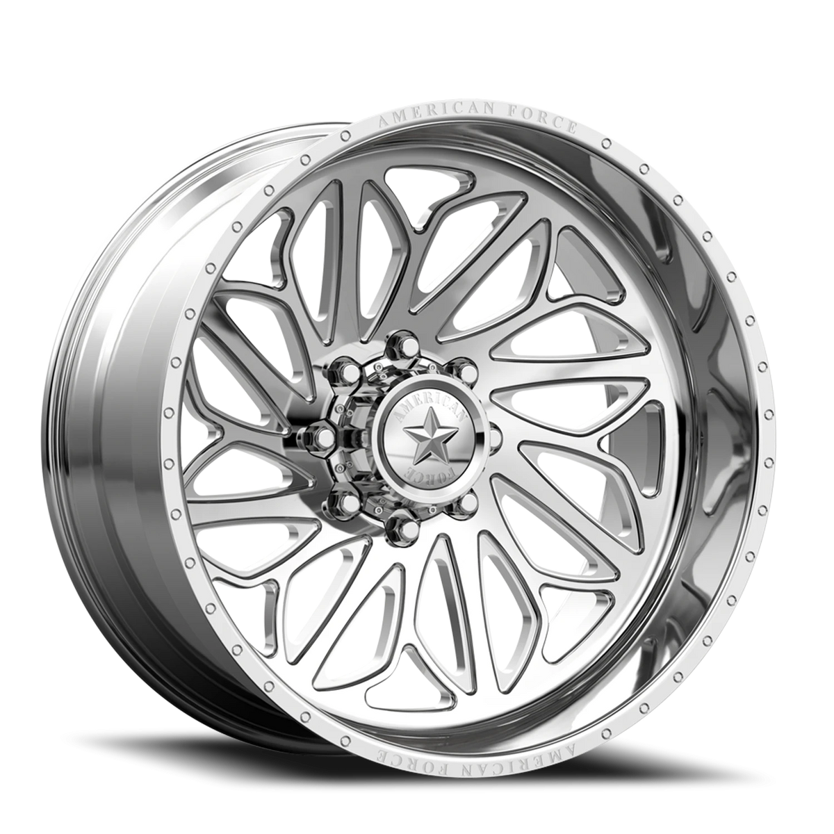 American Force CKH32 Drako CC Polished 22x14 -90 5x114.3mm 71.5mm - Wheelwiz