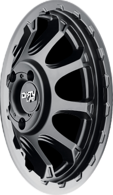 Dirty Life DRIFTER Satin black 17x8.5 -6 5x127mm 78.1mm