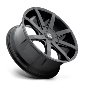 DUB S110 PUSH Gloss Black 20x8.5 +45 5x108|5x114.3mm 72.6mm - Wheelwiz