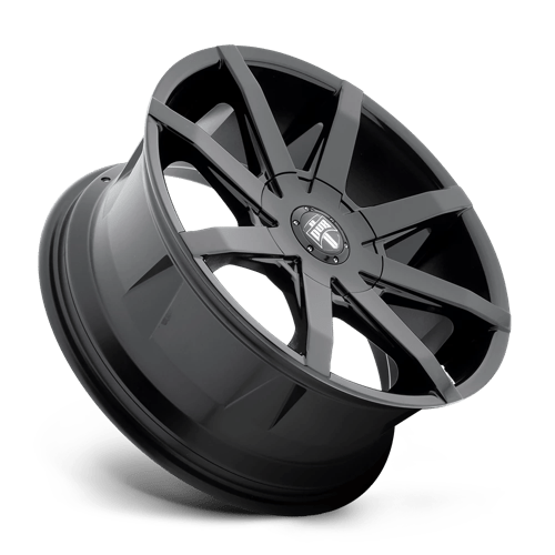 DUB S110 PUSH Gloss Black 20x8.5 +30 5x114.3|5x127mm 72.6mm - Wheelwiz