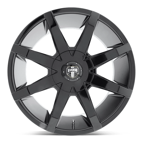 DUB  Gloss Black 24x9.5 +32 Custom 72.6mm - Wheelwiz