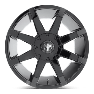 DUB S110 PUSH Gloss Black 24x9.5 +25 Custom 72.6mm - Wheelwiz