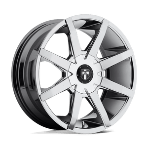 DUB  Chrome Plated 24x9.5 +10 Custom 78.1mm - Wheelwiz