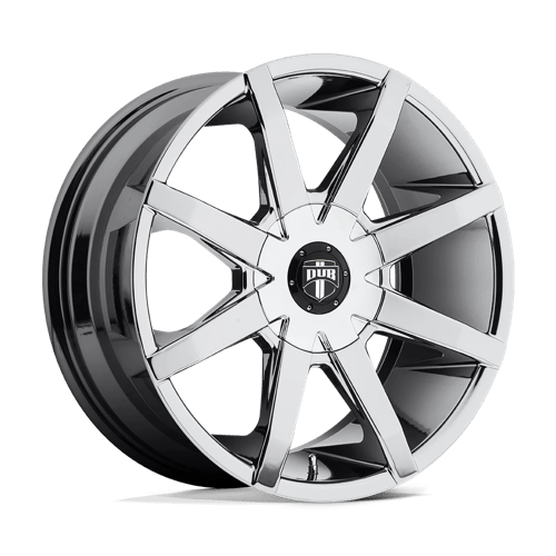 DUB S111 PUSH Chrome Plated 24x9.5 +30 6x135|6x139.7mm 87.1mm - WheelWiz