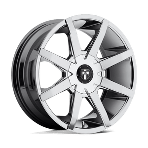 DUB S111 PUSH Chrome Plated 24x9.5 +30 6x135|6x139.7mm 87.1mm - WheelWiz