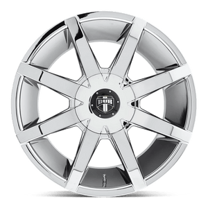 DUB  Chrome Plated 24x9.5 +32 Custom 72.6mm - Wheelwiz