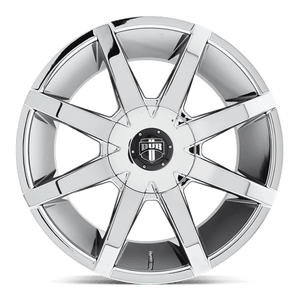 DUB  Chrome Plated 24x9.5 +33 Custom 72.6mm - Wheelwiz