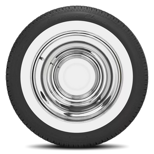 Coker American Classic Radial (1 1/2 INCH Whitewall) Asymmetrical 215/55R16 - Wheelwiz