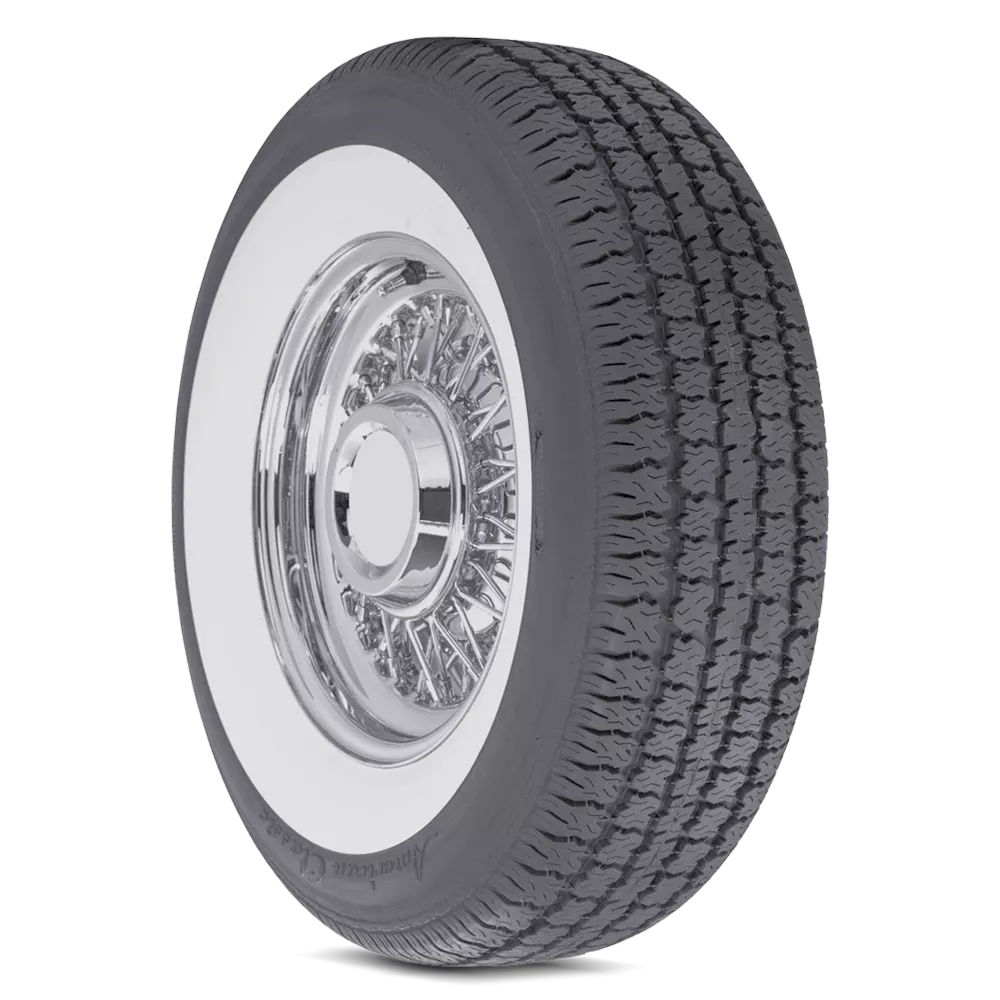 Coker American Classic Radial (3 INCH Whitewall) 235/75R15 - Wheelwiz