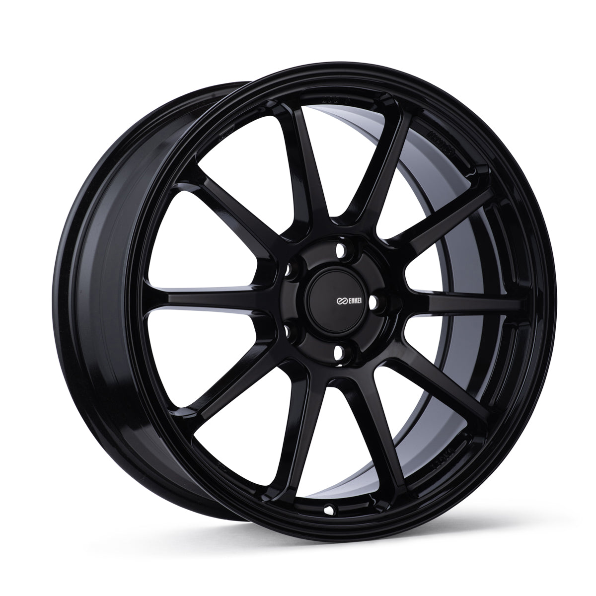 ENKEI PX-10 18x8 +35 5x114.3 72.6 GLOSS BLACK - WheelWiz