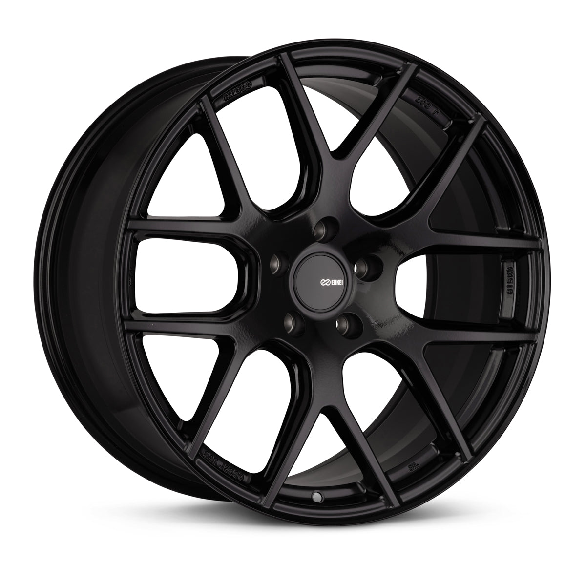 ENKEI XM-6 20x8.5 +40 5x127 72.6 GLOSS BLACK - WheelWiz