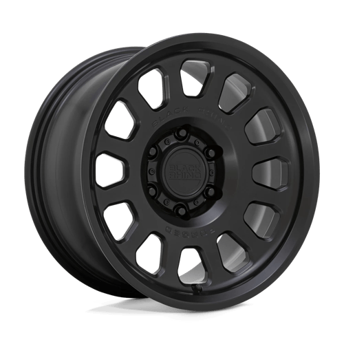 Black Rhino ENSENADA Matte Black 17x8.5 -12 5x127mm 71.5mm - WheelWiz