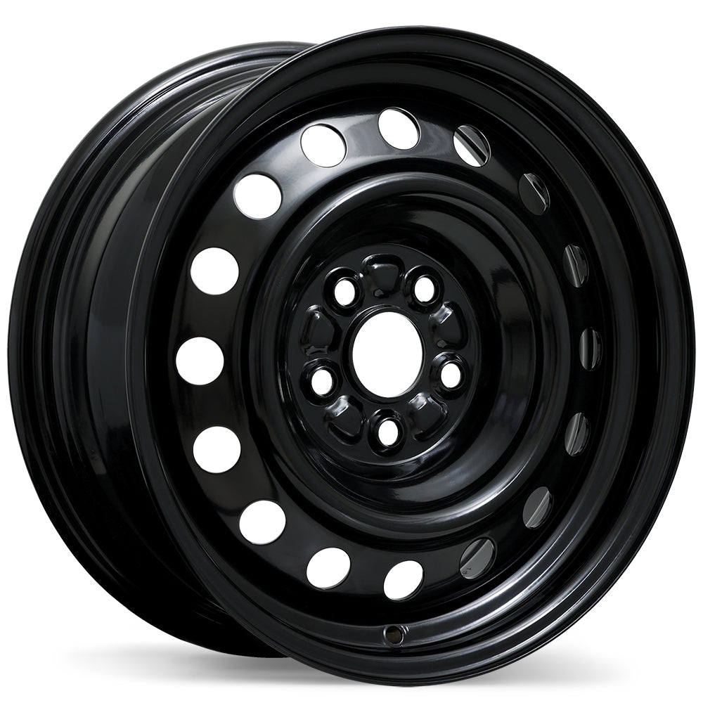 Steel Traditional / Traditionnel Black 15x6 +33 5x100mm 54.1mm - Wheelwiz