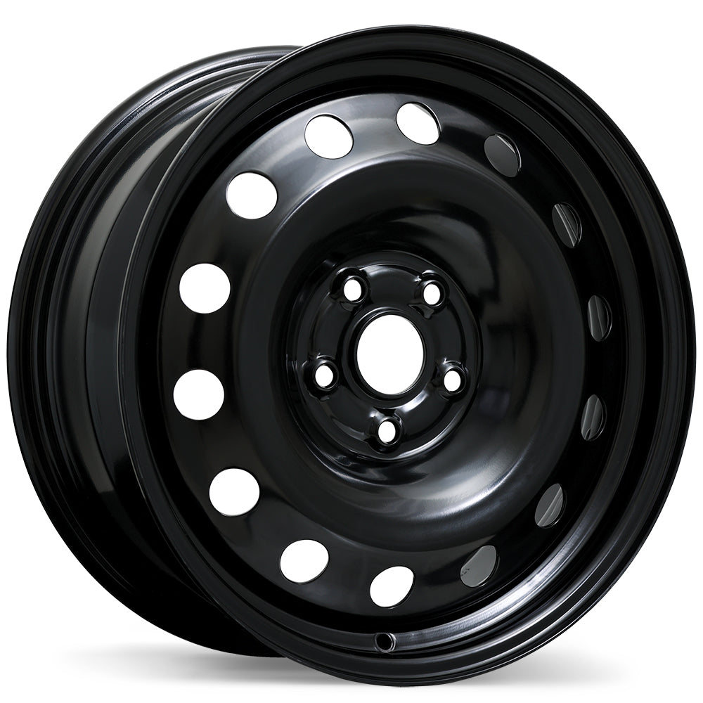 Steel Traditional / Traditionnel Black 17x7 +45 5x112mm 57.1mm - Wheelwiz