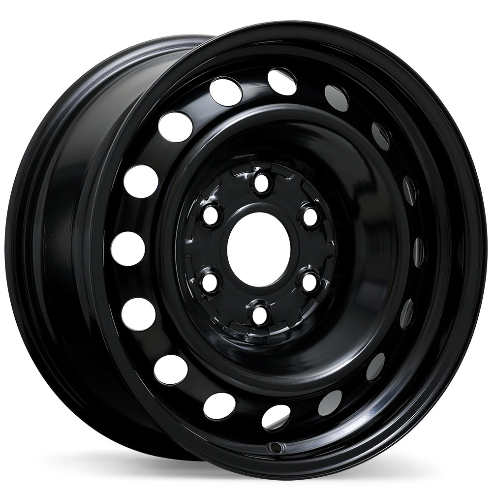 Steel Traditional / Traditionnel Black 17x7.5 +20 6x139.7mm 78.1mm - Wheelwiz
