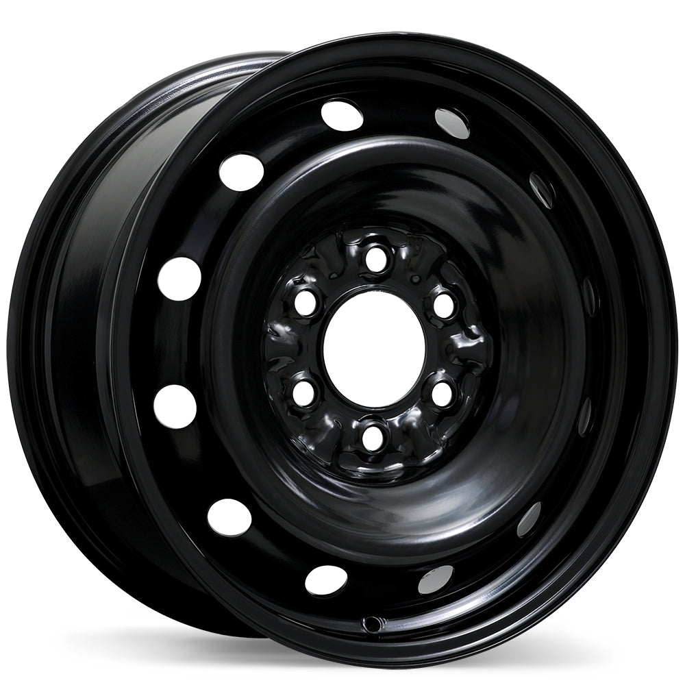 Steel Traditional / Traditionnel Black 17x7.5 +44 6x135mm 87.1mm - Wheelwiz