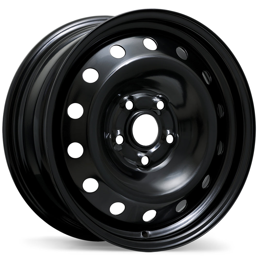 Steel Traditional / Traditionnel Black 16x6.5 +46 5x112mm 57.1mm - Wheelwiz