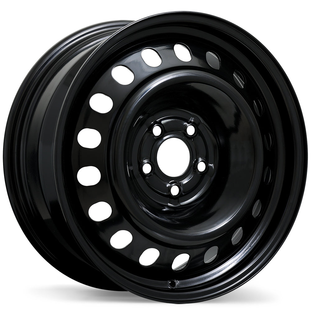 Envy Steel Traditional / Traditionnel Black 17x7 +50 5x108mm 63.4mm - Wheelwiz
