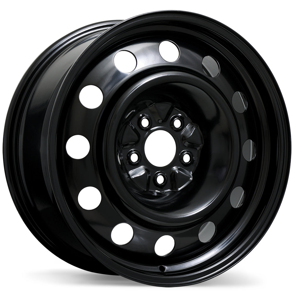 Steel Traditional / Traditionnel Black 18x7.5 +42 5x114.3mm 67.1mm - Wheelwiz