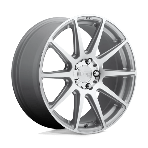Niche M146 ESSEN Gloss Silver Machined 20x10 +40 5x120mm 74.1mm - Wheelwiz