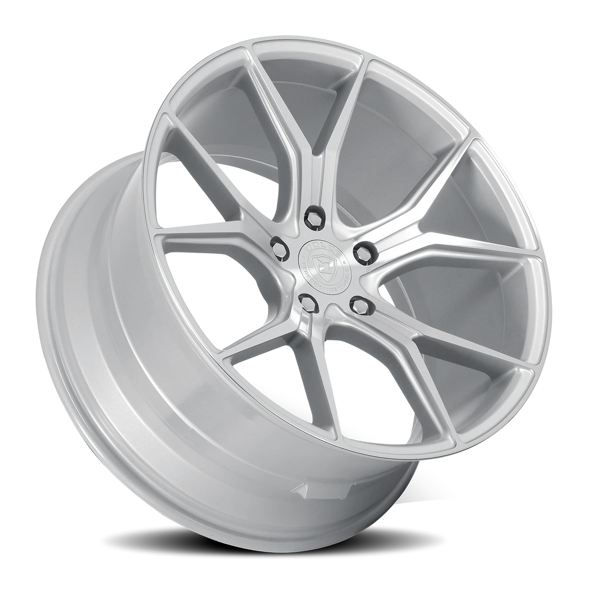 Dolce Performance Element Gloss Silver W/ Machined Face 18x8.5 +35 5x112mm 66.56mm