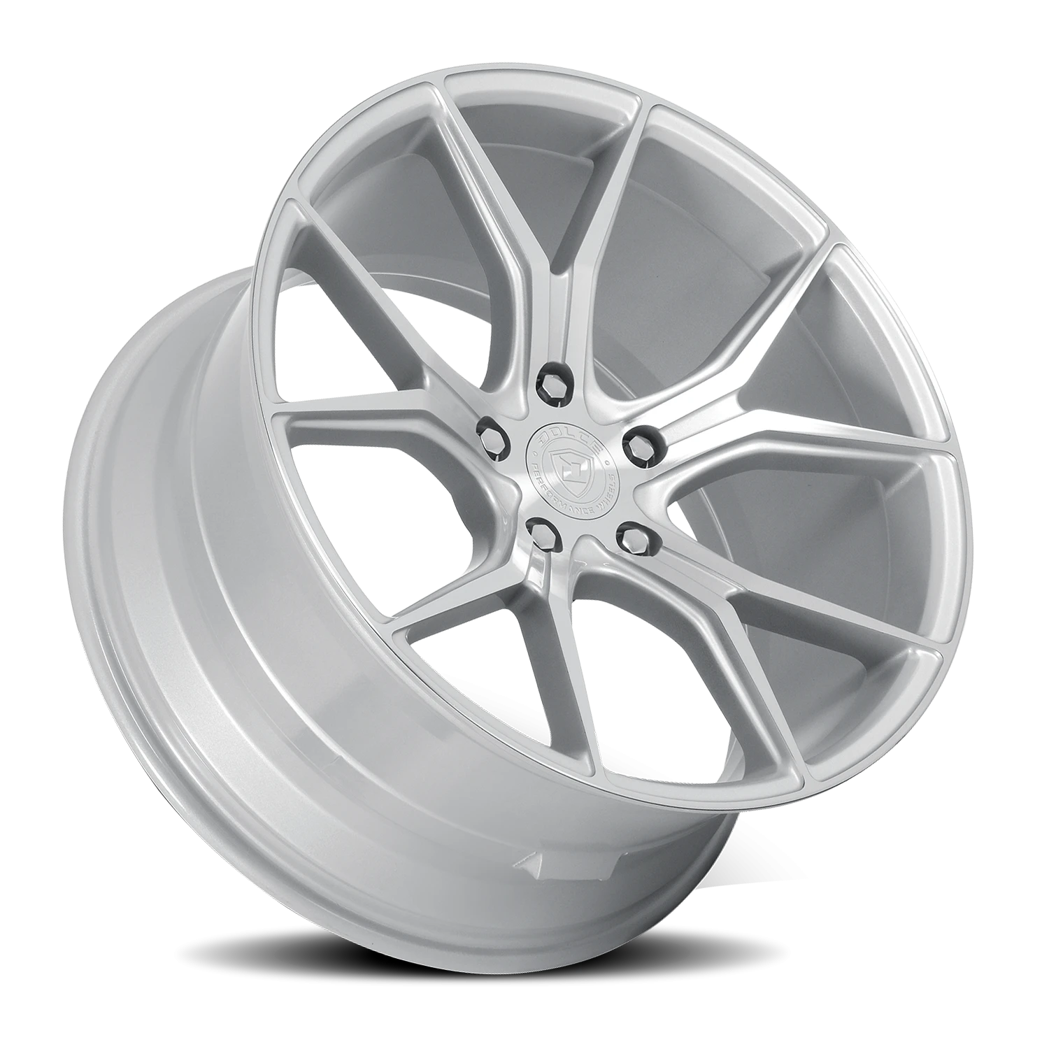 Dolce Performance Element Gloss Silver W/ Machined Face 18x8.5 +35 5x114.3mm 73.1mm