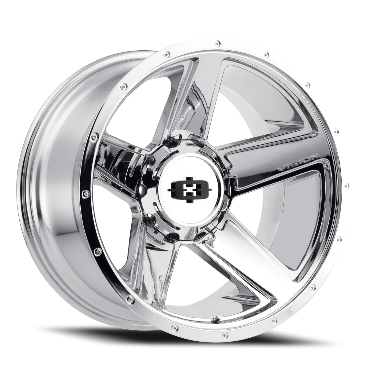 Vision Wheel 390 Chrome 18x9 +18 5x114.3mm 83mm - Wheelwiz