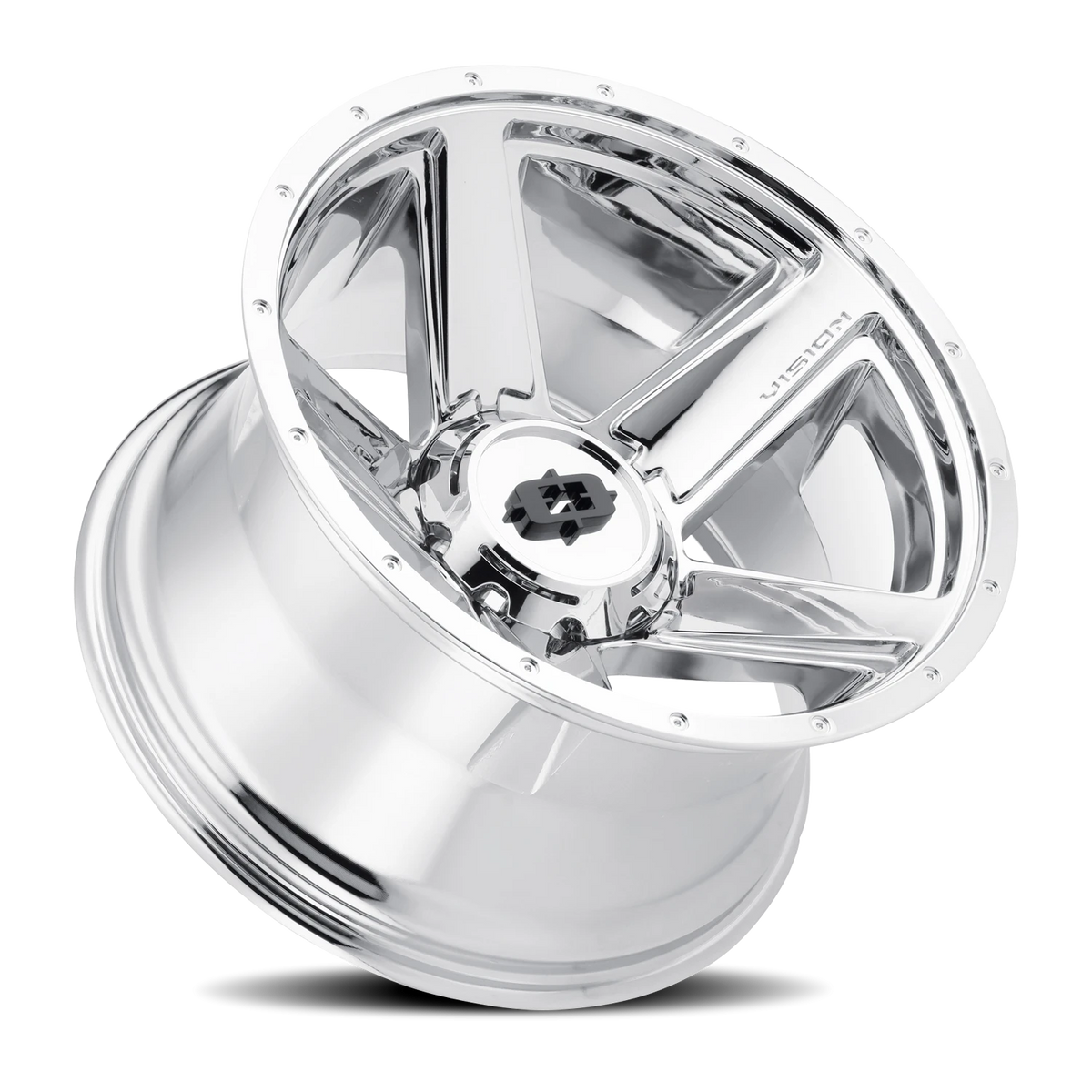 Vision Wheel 390 Chrome 15x6 0 6x139.7mm 108mm - Wheelwiz