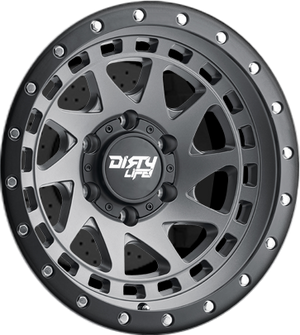 Dirty Life ENIGMA Satin graphite 17x9 -12 6x139.7mm 106mm