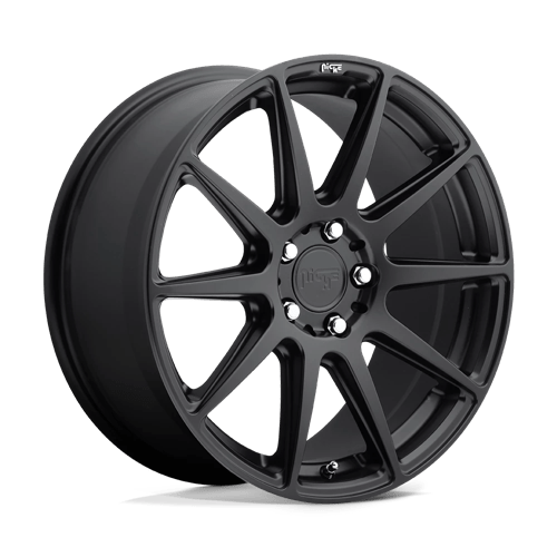 Niche M147 ESSEN Matte Black 20x10.5 +27 5x112mm 66.6mm - Wheelwiz
