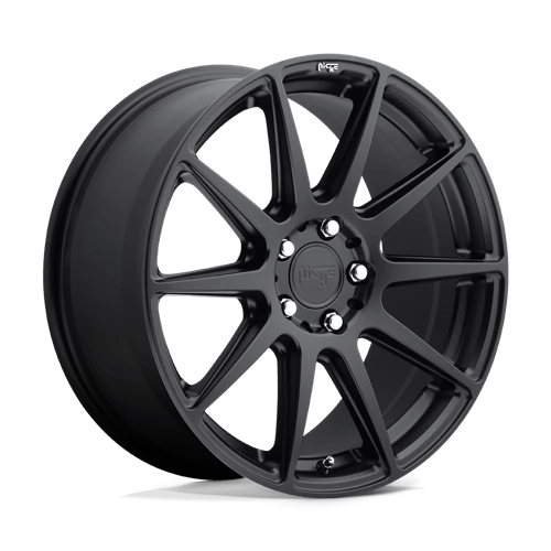 Niche M147 ESSEN Matte Black 19x10 +40 5x120mm 72.6mm - WheelWiz