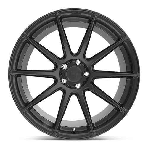 Niche M147 ESSEN Matte Black 20x10.5 +27 5x112mm 66.6mm - Wheelwiz