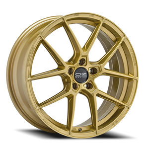 OZ Racing Estrema GT HLT Gloss Race Gold 18x8.5 +30 5x114.3mm 75mm - Wheelwiz