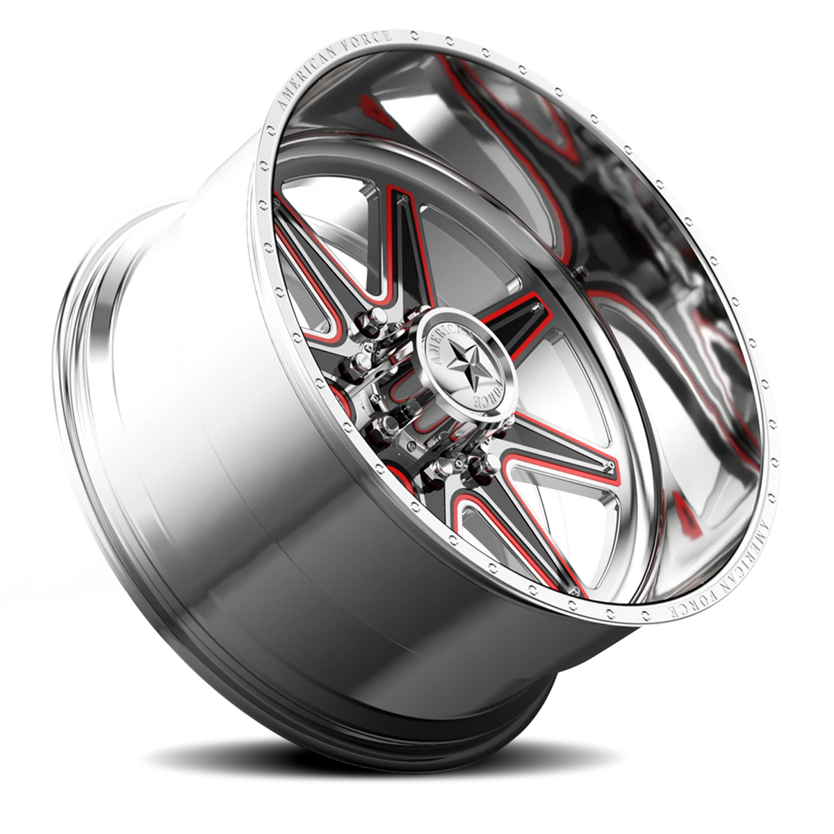 American Force 211 Evade FP Polished 22x11 0 5x127mm 71.5mm - Wheelwiz