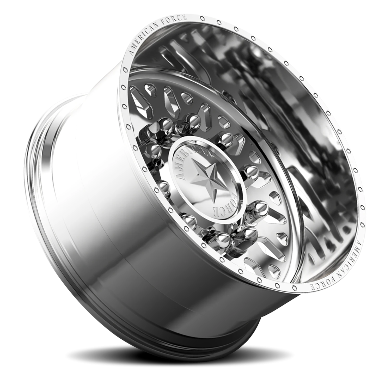 American Force 6G17 EVO SSBR Polished 22x14 -73 8x200mm 142mm - Wheelwiz
