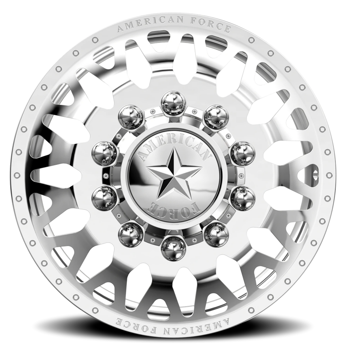 American Force G17 EVO DRW Polished 22.5x8.25 +169 8x210mm 154mm - Wheelwiz