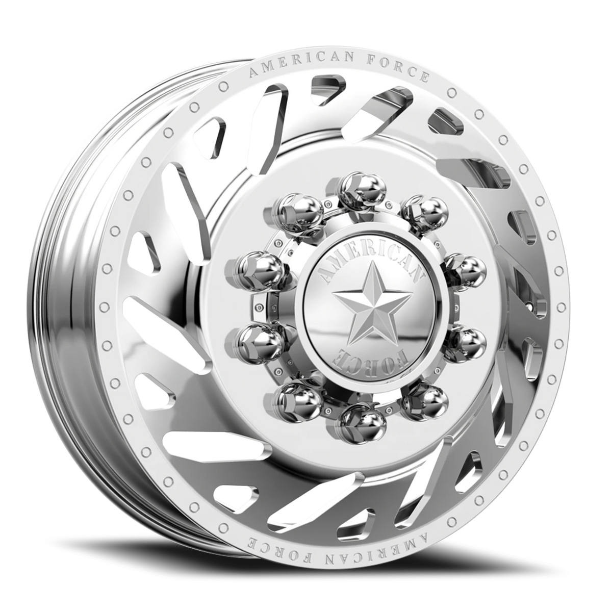 American Force F07 Trek DRW Polished 22x8.25 +169 8x210mm 154mm - Wheelwiz