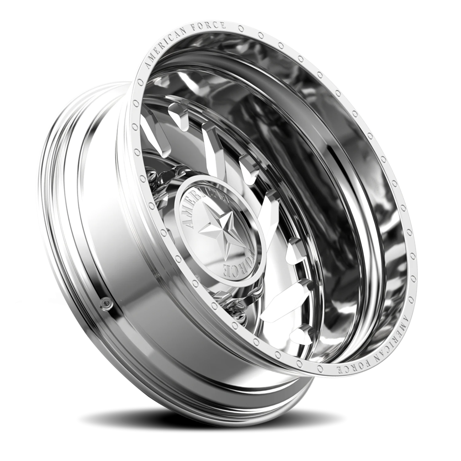 American Force F07 Trek DRW Polished 28x8.25 -130 8x200mm 142mm - Wheelwiz