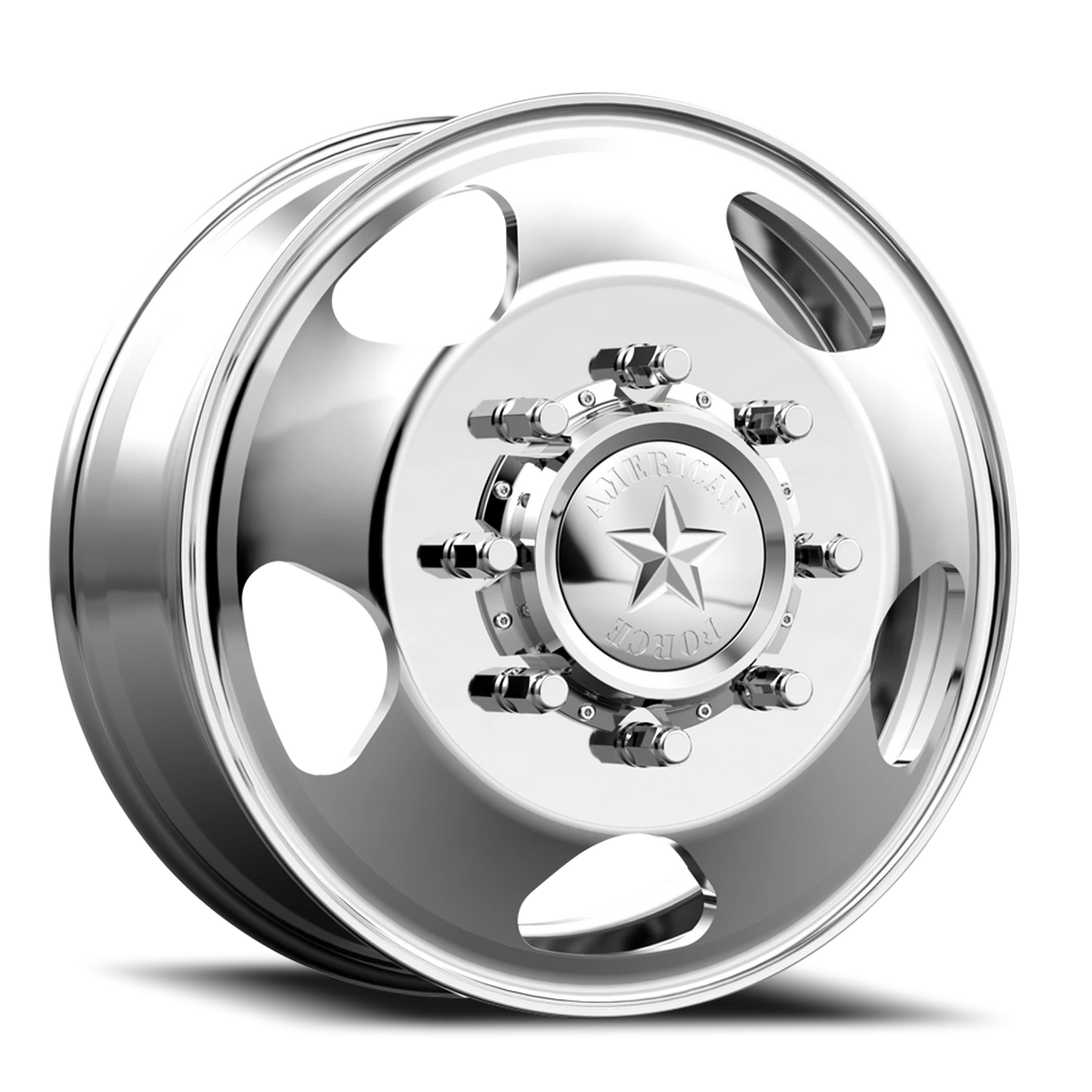 American Force F10 Dura DBO Polished 19.5x6.75 +141 8x165.1mm 122mm - Wheelwiz