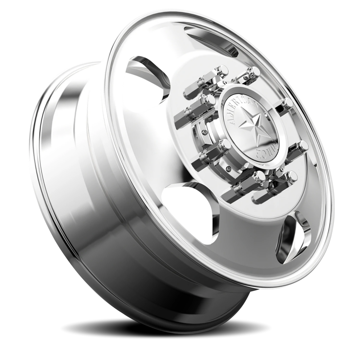 American Force F10 Dura DBO Polished 19.5x6.75 +141 8x165.1mm 122mm - Wheelwiz