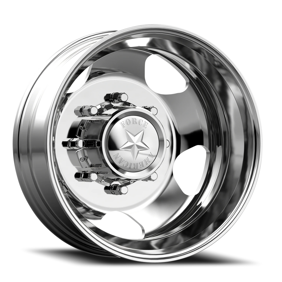 American Force F10 Dura DBO Polished 19.5x6.75 -123 8x200mm 142mm - Wheelwiz