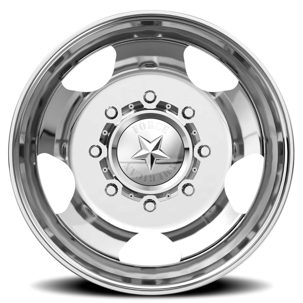 American Force F10 Dura DBO Polished 19.5x6.75 -123 8x165.1mm 117mm - Wheelwiz