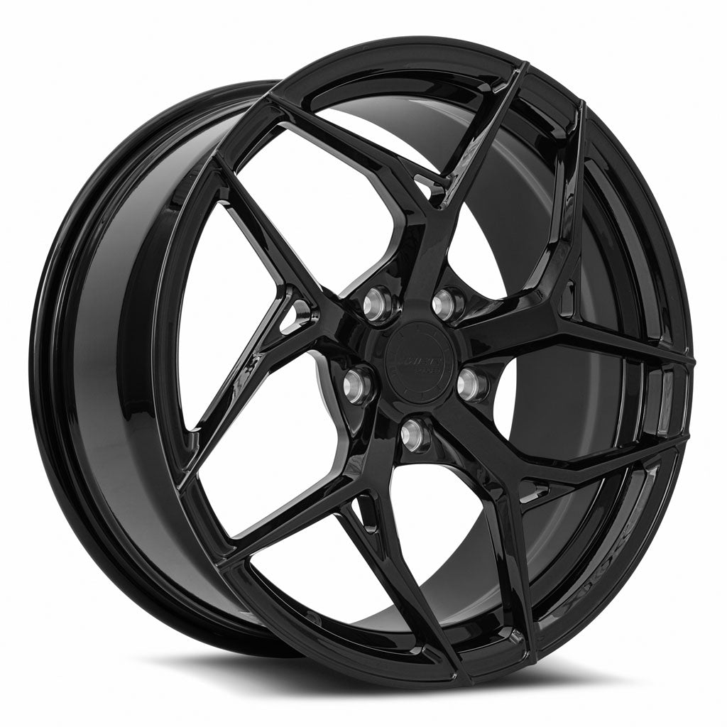 MRR Forged Forged F10 Gloss Black Left 19x8.5 +38 5x120mm 67.1mm - Wheelwiz