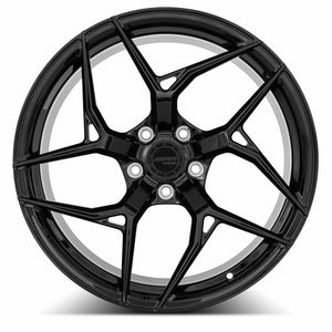 MRR Forged F10 Gloss Black fit Corvette C8 ( front: FF10198552038R ) 20x11 +48 5x120mm 66.9mm